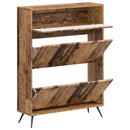 Sko skab BREDA 78 x 24 x 103 cm Konstrueret træ Gammelt træ