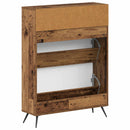 Sko skab BREDA 78 x 24 x 103 cm Konstrueret træ Gammelt træ