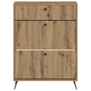 Sko skab BREDA 78 x 24 x 103 cm Konstrueret træ Artisan-eg