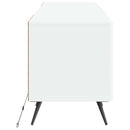 LED TV-skab Hvid Konstrueret træ