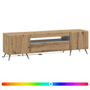LED TV-skab Artisan-eg Konstrueret træ