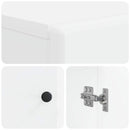Toilet Skab BREDA Hvid 66 x 25,5 x 190 cm Konstrueret træ