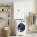 Toilet Skab BREDA Hvid 66 x 25,5 x 190 cm Konstrueret træ