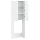 Toilet Skab BREDA Hvid 66 x 25,5 x 190 cm Konstrueret træ