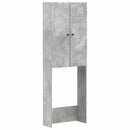 Toilet Skab BREDA Betongrå 66 x 25,5 x 190 cm Konstrueret træ