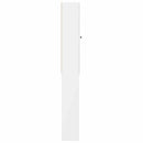 Toilet Skab BREDA Hvid højglans 66 x 25,5 x 190 cm