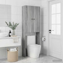 Toilet Skab BREDA Grå Sonoma 66 x 25,5 x 190 cm Konstrueret træ