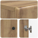 Toilet Skab BREDA Artisan-eg 66 x 25,5 x 190 cm Konstrueret træ
