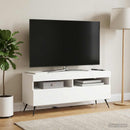 LED TV-skab Hvid Konstrueret træ