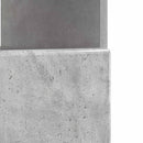 LED TV-skab Betongrå Konstrueret træ