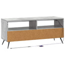 LED TV-skab Betongrå Konstrueret træ