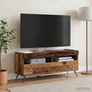 LED TV-skab Gammelt træ Konstrueret træ