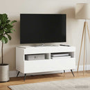 LED TV-skab Hvid Konstrueret træ