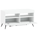 LED TV-skab Hvid Konstrueret træ