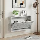Vægmonteret Skoskab UTRECHT 71 x 17 x 43 cm Konstrueret træ