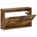Vægmonteret Skoskab UTRECHT 71 x 17 x 43 cm Konstrueret træ