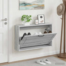 Vægmonteret Skoskab UTRECHT 71 x 17 x 43 cm Konstrueret træ