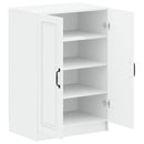 Sko skab UTRECHT 59,5 x 39,5 x 87 cm Konstrueret træ Hvid