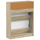 Sko skab UTRECHT 78 x 24 x 100 cm Konstrueret træ Sonoma-eg
