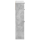 Sko skab UTRECHT 78 x 24 x 100 cm Konstrueret træ Betongrå