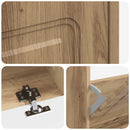 Sko skab UTRECHT 78 x 24 x 100 cm Konstrueret træ Artisan-eg