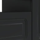 LED TV-skab Sort Konstrueret træ