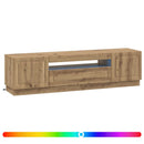 LED TV-skab Artisan-eg Konstrueret træ