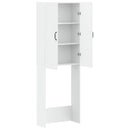 Toilet Skab UTRECHT Hvid 66 x 25,5 x 190 cm Konstrueret træ