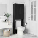 Toilet Skab UTRECHT Sort 66 x 25,5 x 190 cm Konstrueret træ