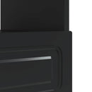 LED TV-skab Sort Konstrueret træ