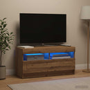 LED TV-skab Artisan-eg Konstrueret træ