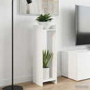 Planteholder 2 pcs Hvid 30 x 30 x 100 cm Konstrueret træ
