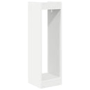 Planteholder 2 pcs Hvid 30 x 30 x 100 cm Konstrueret træ