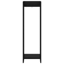 Planteholder 2 pcs Sort Eg 30 x 30 x 100 cm Konstrueret træ