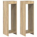 Planteholder 2 pcs Sonoma eg 30 x 30 x 100 cm Konstrueret træ