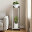 Planteholder BetonGrå 30 x 30 x 100 cm Konstrueret træ