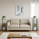Planteholder 2 pcs BetonGrå 30 x 30 x 100 cm Konstrueret træ