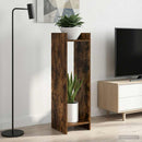 Planteholder 2 pcs Røget Eg 30 x 30 x 100 cm Konstrueret træ