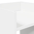 Planteholder 2 pcs Hvid 30 x 30 x 80 cm Konstrueret træ