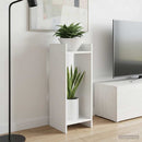 Planteholder 2 pcs Hvid 30 x 30 x 80 cm Konstrueret træ