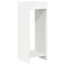 Planteholder 2 pcs Hvid 30 x 30 x 80 cm Konstrueret træ