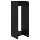 Planteholder 2 pcs Sort Eg 30 x 30 x 80 cm Konstrueret træ