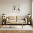 Planteholder 2 pcs Sonoma eg 30 x 30 x 80 cm Konstrueret træ
