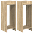 Planteholder 2 pcs Sonoma eg 30 x 30 x 80 cm Konstrueret træ