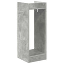 Planteholder med hylde BetonGrå 30 x 30 x 80 cm Konstrueret træ