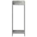 Planteholder 2 pcs BetonGrå 30 x 30 x 80 cm Konstrueret træ