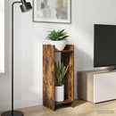 Planteholder 2 stk. Røget Eg 30 x 30 x 80 cm Konstrueret træ