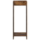 Planteholder 2 pcs Røget Eg 30 x 30 x 80 cm Konstrueret træ