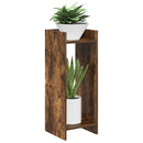 Planteholder 2 pcs Røget Eg 30 x 30 x 80 cm Konstrueret træ