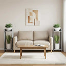 Planteholder 2 pcs Grå Sonoma 30 x 30 x 80 cm Konstrueret træ